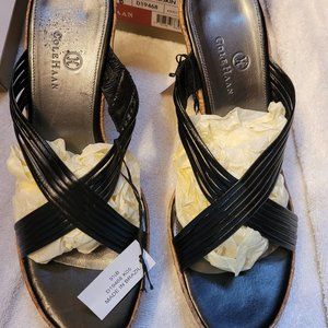 Brand NEW Cole Haan Carleigh slide - Black Heel